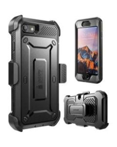 SUP Unicorn Beetle Pro Carrying Case (Holster) iPhone 7 - Black - Drop Resistant, Dust Resistant Port, Debris Resistant Port, Bump Resistant, Scratch Resistant, Shock Absorbing, Impact Resistant, Shock Resistant - Thermoplastic Polyurethane (TPU)