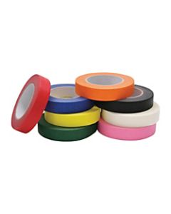 Pacon Chenille Kraft Colored Masking Tape, 1in x 60 Yd., Assorted Colors, Pack Of 8