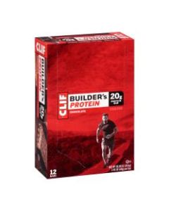 Clif Builders Protein Bar Chocolate, 2.4 oz, 12 Count