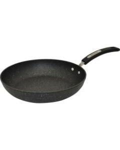 Starfrit The Rock 11in Fry Pan with Bakelite Handle - 11in Diameter Frying Pan - Forged Aluminum Base, Cast Stainless Steel Handle - Cooking, Frying, Broiling - Dishwasher Safe - Oven Safe - Rock