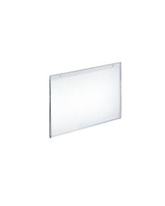 Azar Displays Wall-Mount U-Frame Acrylic Sign Holders, 8in x 10in, Clear, Pack Of 10