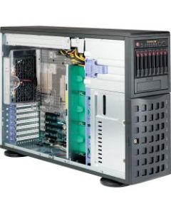 Supermicro SuperServer 7048R-TR Barebone System - 4U Tower - Socket LGA 2011-v3 - 2 x Processor Support - Intel C612 Express Chipset - 1 TB DDR4 SDRAM DDR4-2133/PC4-17000 Maximum RAM Support - 16 Total Memory Slots  - ASPEED AST2400 Integrated