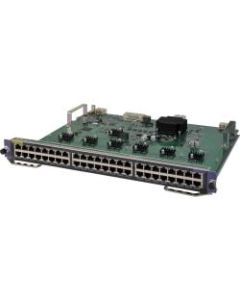 HPE 7500 48-port 1000BASE-T SE Module - For Data Networking - 48 x RJ-45 10/100/1000Base-TX LAN - Twisted PairGigabit Ethernet - 1000Base-T - 1 Gbit/s