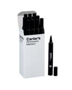 Avery Carters Chisel-Tip Permanent Marker, Black