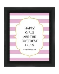 PTM Images Framed Wall Art, Happy Girls, 13 3/8inH x 11 3/8inW