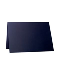 LUX Folded Cards, A1, 3 1/2in x 4 7/8in, Black Satin, Pack Of 50