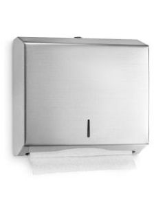 Alpine Multi-Fold C-Fold Paper Towel Dispenser, 10-1/4inH x 11-1/4inW x 4inD, Stainless Steel