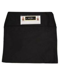 Seat Sack Chair Pocket, Medium, 15in, Black, Pack Of 2