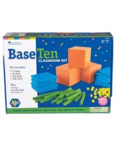 Learning Resources Base 10 Classroom Set, Assorted Colors, Grades 1-9