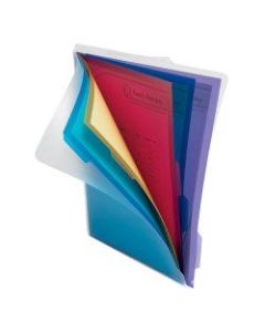 Office Depot Brand 5-Folder Poly Project Organizer, Letter Size, Assorted Colors (No Color Choice)