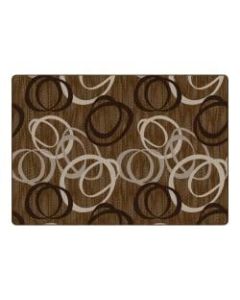 Flagship Carpets Duo Rectangular Rug, 100in x 144in, Chocolate