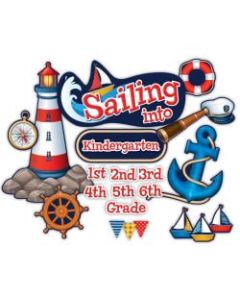Teacher Created Resources Sailing Into Bulletin Board Set, Multicolor
