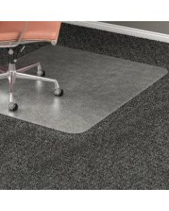 Lorell Medium Pile Studded Chair Mat, 46in x 60in