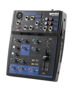 gemini GEM-05USB: Compact 5 Channel Bluetooth Mixer - Analog - 5 Channel(s) - USB - Bluetooth - Black