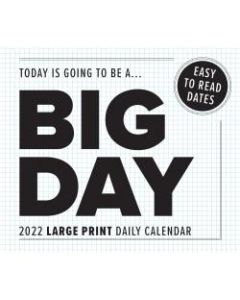 Willow Creek Press Page-A-Day Daily Desk Calendar, 5-1/2in x 6-1/4in, Big Day, January To December 2022