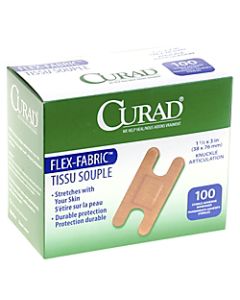 Medline Adhesive Knuckle Bandages, 1 1/2in x 3in, Box Of 100