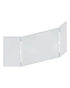 Azar Displays Cashier Shield, 53-1/2in x 23-1/2in, Clear