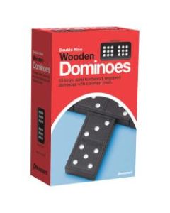 Pressman Toys Double Nine Wooden Dominoes Game, Ages 7-18