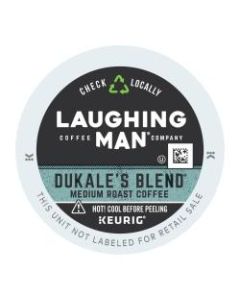 Laughing Man Single-Serve Coffee K-Cup, Medium Roast, Dukales Blend, Carton Of 22