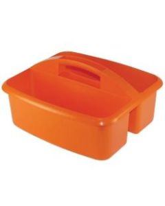 Romanoff Products Large Utility Caddy, 6 3/4inH x 11 1/4inW x 12 3/4inD, Orange, Pack Of 3