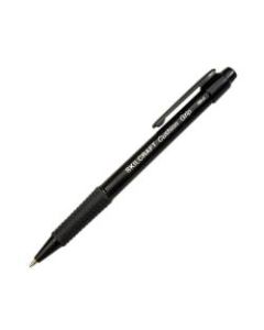 SKILCRAFT AbilityOne Retractable Cushion Grip Ballpoint Pens, Medium Point, Black, Pack Of 12 Pens