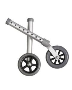 Medline Walker Caster Kits, 5in, Gray, Case Of 2