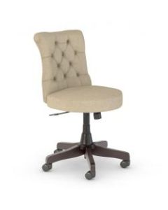 Bush Business Furniture Arden Lane Mid-Back Tufted Office Chair, Tan, Standard Delivery