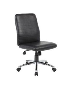 Boss Office Products Retro Task Chair, Black/Chrome