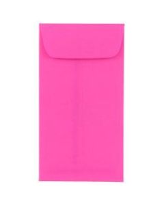 JAM Paper Coin Envelopes, #7, Gummed Seal, Fuchsia Pink, Pack Of 25