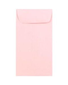 JAM Paper Coin Envelopes, #7, Gummed Seal, Baby Pink, Pack Of 25