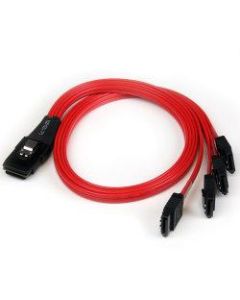 StarTech.com 50cm SFF-8087 to 4x SATA - Internal Mini SAS to SATA Reverse Cable  - sff-8087 to 4x sata - internal mini sas to sata - sff 8087 to sata - sas to sata cable - serial attached scsi to sata