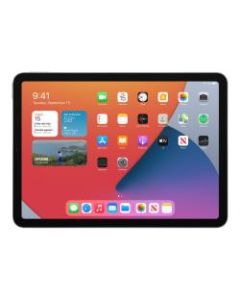 Apple iPad Air (4th Generation) Tablet - 10.9in - 256 GB Storage - iPadOS 14 - 4G - Space Gray - Apple A14 Bionic SoC -  - 7 Megapixel Front Camera - 9 Hour Maximum Battery Run Time)