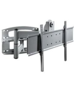 Peerless Full-Motion Plus Wall Mount With Vertical Adjustment PLAV60-UNL - Mounting kit (wall plate, articulating arm, adapter plate) for LCD / plasma panel - cold-rolled steel - black - screen size: 42in - 95in
