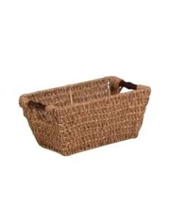 Honey-Can-Do Seagrass Basket With Handles, Medium Size, Brown/Natural