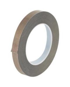 Office Depot Brand PTFE Glass Cloth Tape, 3 Mils, 3in Core, 0.5in x 108ft, Brown
