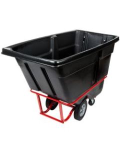 Rubbermaid Commercial 1250 lb Capacity Standard Duty Tilt Truck - 1250 lb Capacity - x 33.5in Width x 72.2in Depth x 43.8in Height - Black - 1 Each