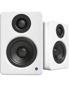 Kanto YU2MW 2.0 Speaker System - 50 W RMS - Matte White - Stand Mountable - Desktop - 80 Hz to 20 kHz - USB - 1 Pack