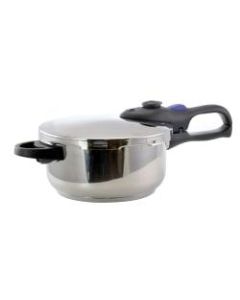 Better Chef 4-Quart Pressure Cooker, Silver