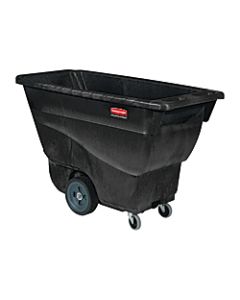 Rubbermaid Commercial Utility Duty Tilt Truck - 450 lb Capacity - Structofoam - x 26in Width x 53in Depth x 33in Height - Black - 1 Each