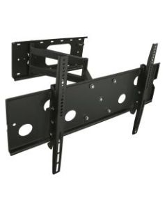 Mount-It MI-319L Full-Motion Wall Mount With Long Extension For Screens 42 - 70in, 10-1/2inH x 37inW x 2-1/4inD, Black