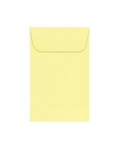 LUX Coin Envelopes, #1, Gummed Seal, Lemonade, Pack Of 50
