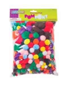 Creativity Street Pom Pons Class Pack - Classroom - Recommended For 3 Year - 300 / Pack - Assorted