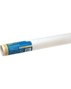 GoWrite! Self Stick Non-Magnetic Dry-Erase Whiteboard Roll, 24in x 20ft, White