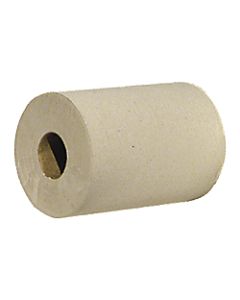 Genuine Joe Hardwound 1-Ply Paper Towels, 800ft Per Roll, Brown, Pack Of 6 Rolls