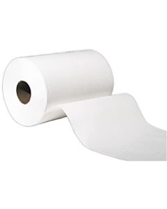 Genuine Joe Hardwound 1-Ply Paper Towels, 800ft Per Roll, Pack Of 6 Rolls