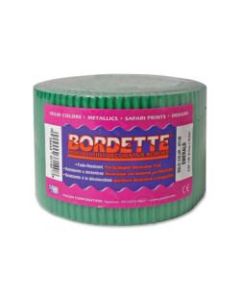 Bordette Decorative Border - Emerald - 2.25in x 50ft - 1 Roll/Pkg