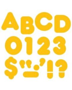 TREND Ready Letters, Casual Uppercase, 4in, Gold, Pack Of 72