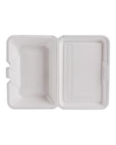 Dart Foam Hinged Food Containers, 9 5/16inH x 6 7/16inW x 2 15/16inD, Pack Of 200 Containers