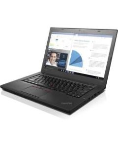 Lenovo ThinkPad T460 20FN003FUS 14in Notebook - Intel Core i5 (6th Gen) i5-6300U 2.40 GHz - 8 GB RAM - 192 GB SSD - Black - Windows 7 Professional - Intel HD Graphics 520
