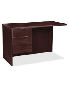Lorell Prominence 2.0 3/4 Return Desk, Left, 42inW x 24inD, Espresso